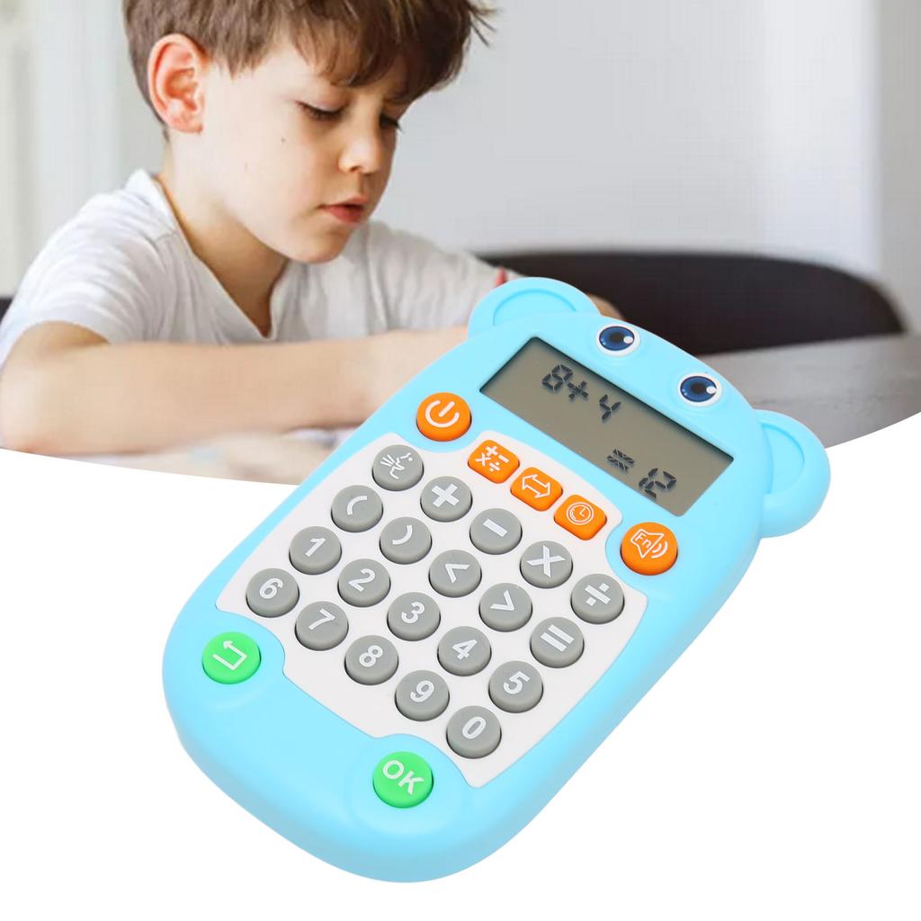 Arithmetic Exercise Toy Digital Display Voice Prompt 27 Keys USB C Arithmetic Training Machine for Kids Education