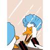 Canvas Painting Funny Memes Duck Posters and Prints Modern Lovely Duck Wall Art Picture for Living Room Home Bedroom Cafe Decor