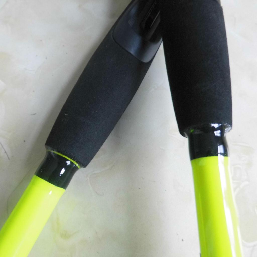 Fluorescent Yellow Soft Tail ML Adjustable Luya Fishing Rod 1.61.82.1 2.4 - Small Sea Raft Casting Rod