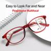 Women Reading Glasses Multifocal Anti-blue Light Women Fashion Progressive Eyeglasses Prescription Glasses Diopter +1.0 To +4.0
