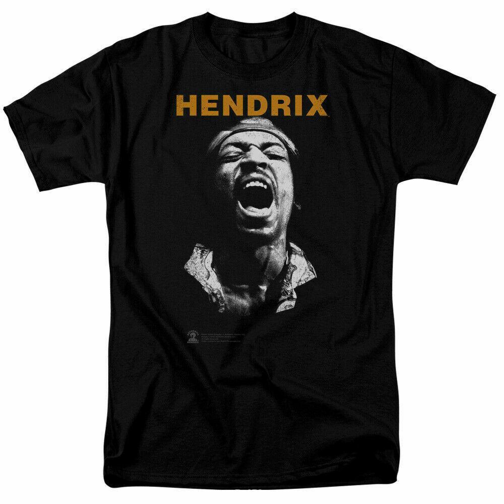 26 Jimi Hendrix Listen T Shirt Licensed Rock N Roll Music Band Tee Black Unisex T-Shirt M