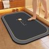 Simple Clover Diatom Mud Bathroom Mat: Water-Absorbent, Quick-Drying, Dirt-Resistant Door Mat (In Stock)