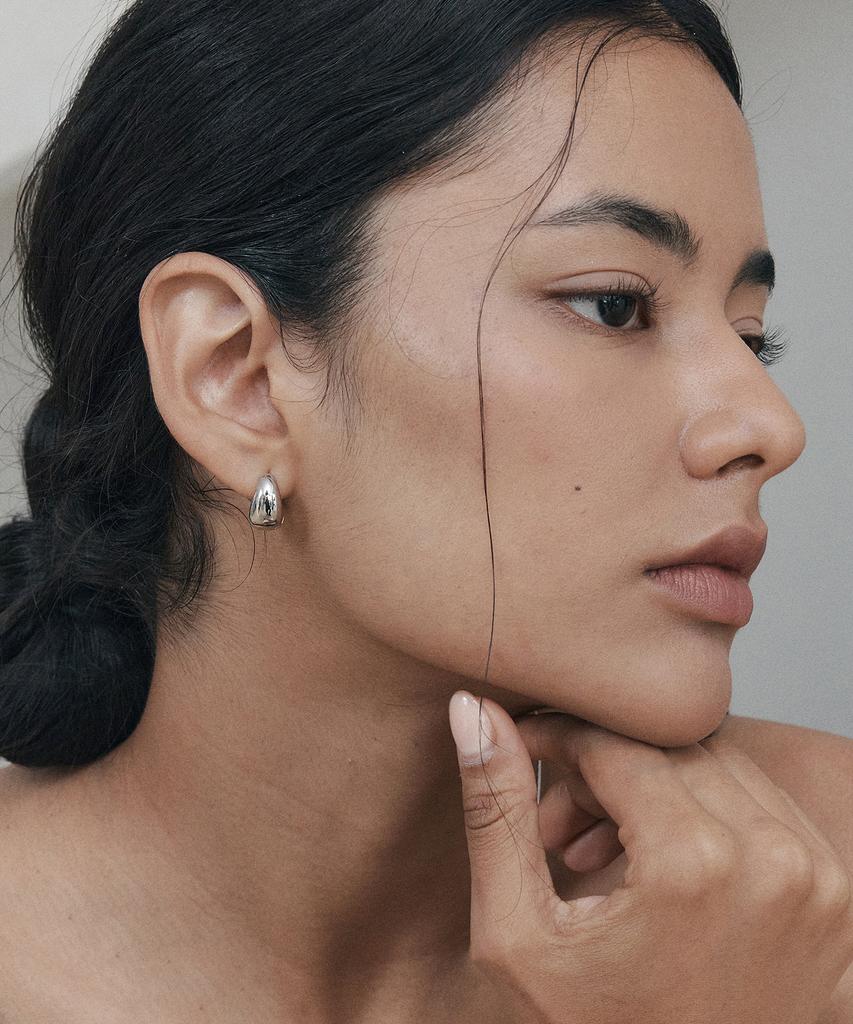 Attica Raw E-Hoop Earrings / Ebs003