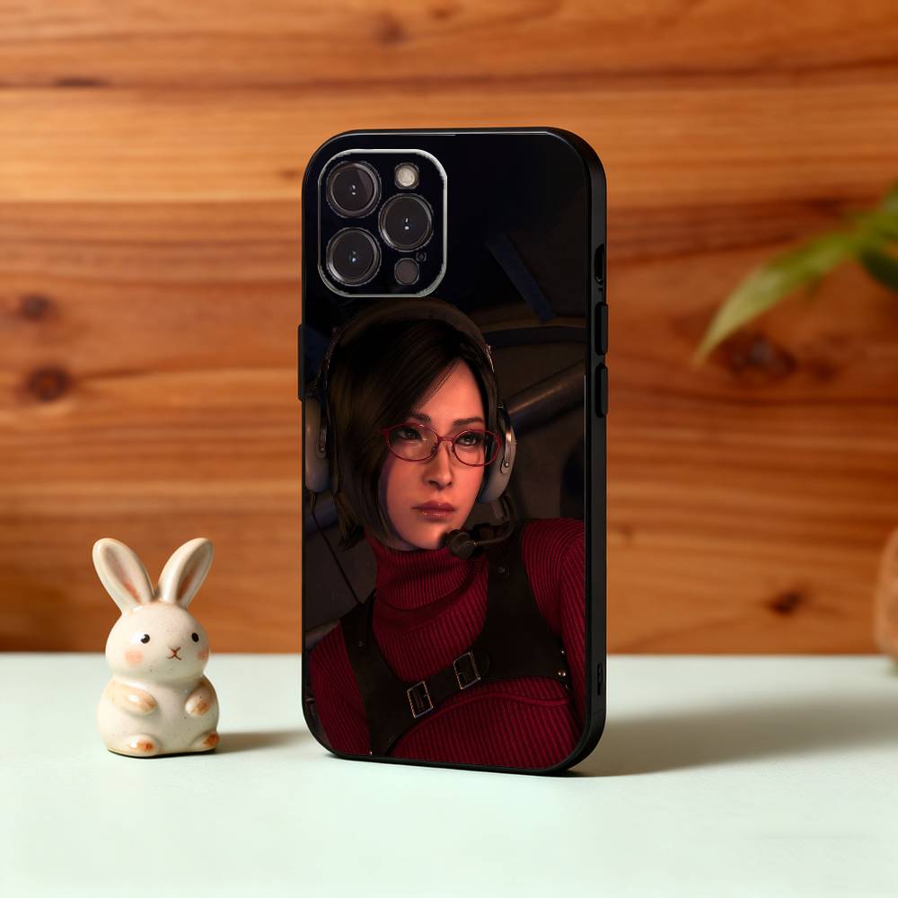 Ada W-Wong R-Resident E-Evil Phone Case For iPhone17,16,15,14,13,12,Plus,Pro Max, 5G Others Soft Black Cover iPhone16