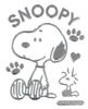 SNOOPY Emblem Sticker 3D 3D Car Custom Decoration Character Stylish