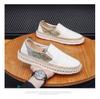 Men's Autumn Canvas Slip-Ons: Soft Sole Linen Casual Shoes