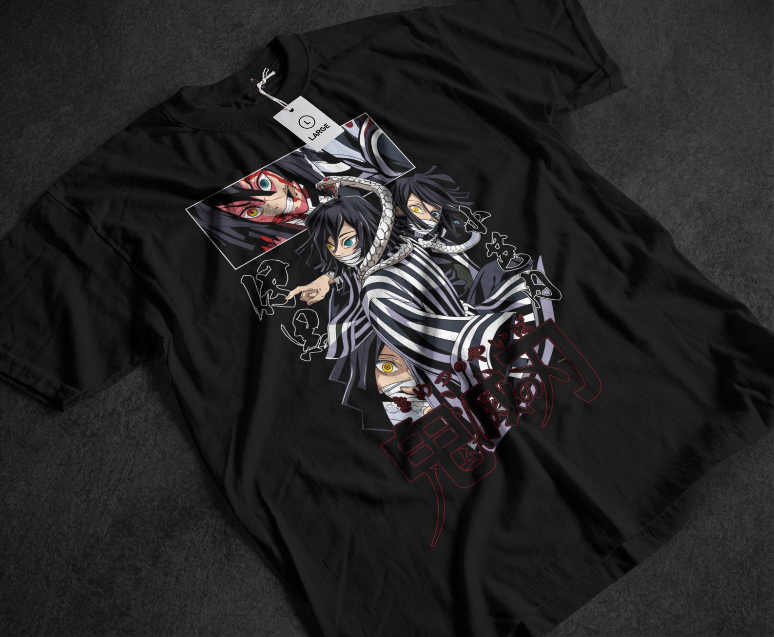 Unisex Anime Streetwear, Japanese Manga Tee, Samurai Graphic Top, Otaku Culture Shirt, Action Series Vibes, Gift for Boyfriend, Anime Wear 120
