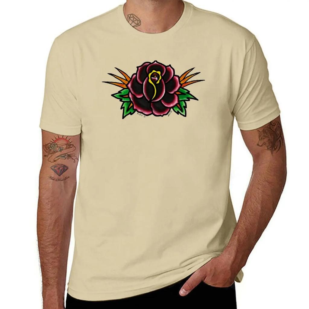 Dark Rose  Art By Kev G TShirt vintage graphic tee cute tops customs custom shirt sweat shirts men