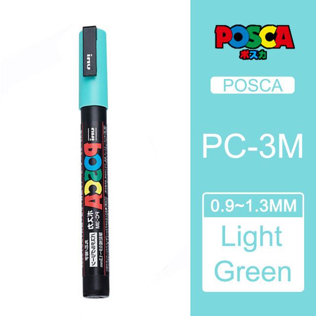 Uni POSCA Marker Farbstift, 39 Farben PC-5M/44 PC-3M/36 PC-1M, Acryl Steinmalerei Zeichnen Graffitti Marker Kunstbedarf