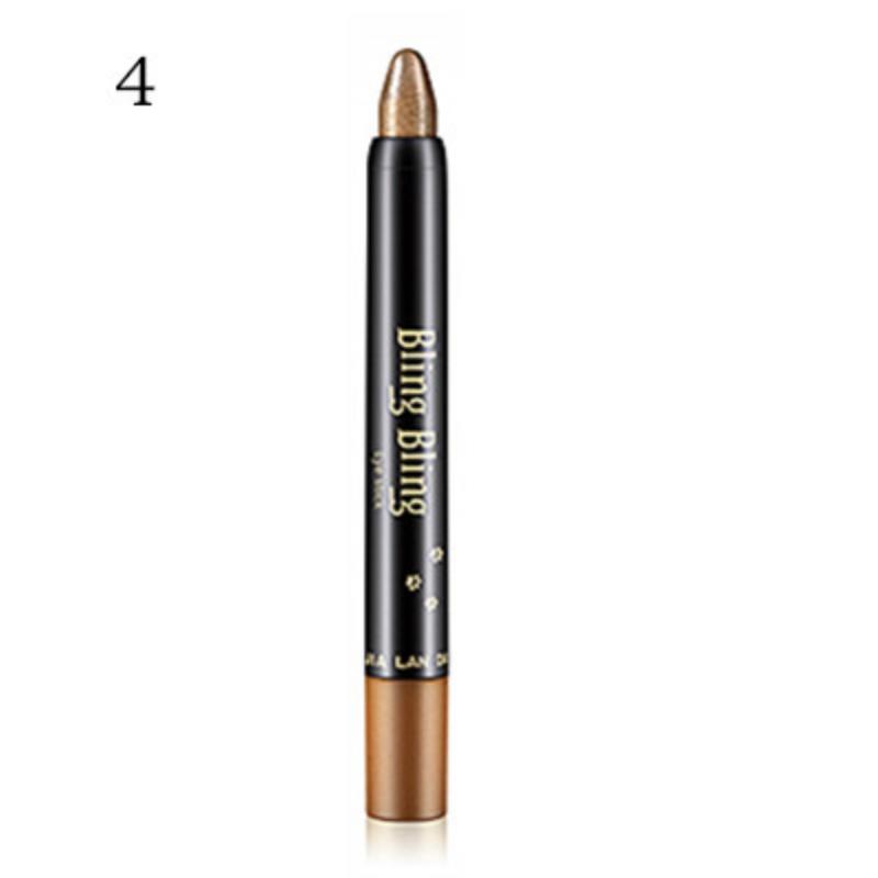 Bâton de crayon de fard à paupières nacré imperméable, 15 couleurs, paillettes durables, stylo d'ombre à paupières scintillant, Eyeliner, outils de maquillage pour les yeux
