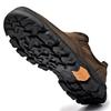 Hand Stitched Male's Leather Hiking Boots Outdoor Sneakers Walking Shoes Antiskid Travel Trainers Men's Slip On Shoes