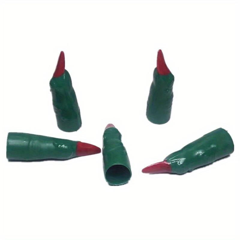 Halloween Prop Random Color Witch Ghost Holiday Party Decora Environmenatal Protection Zombie Fake Fingers Witch Nail Set Cover
