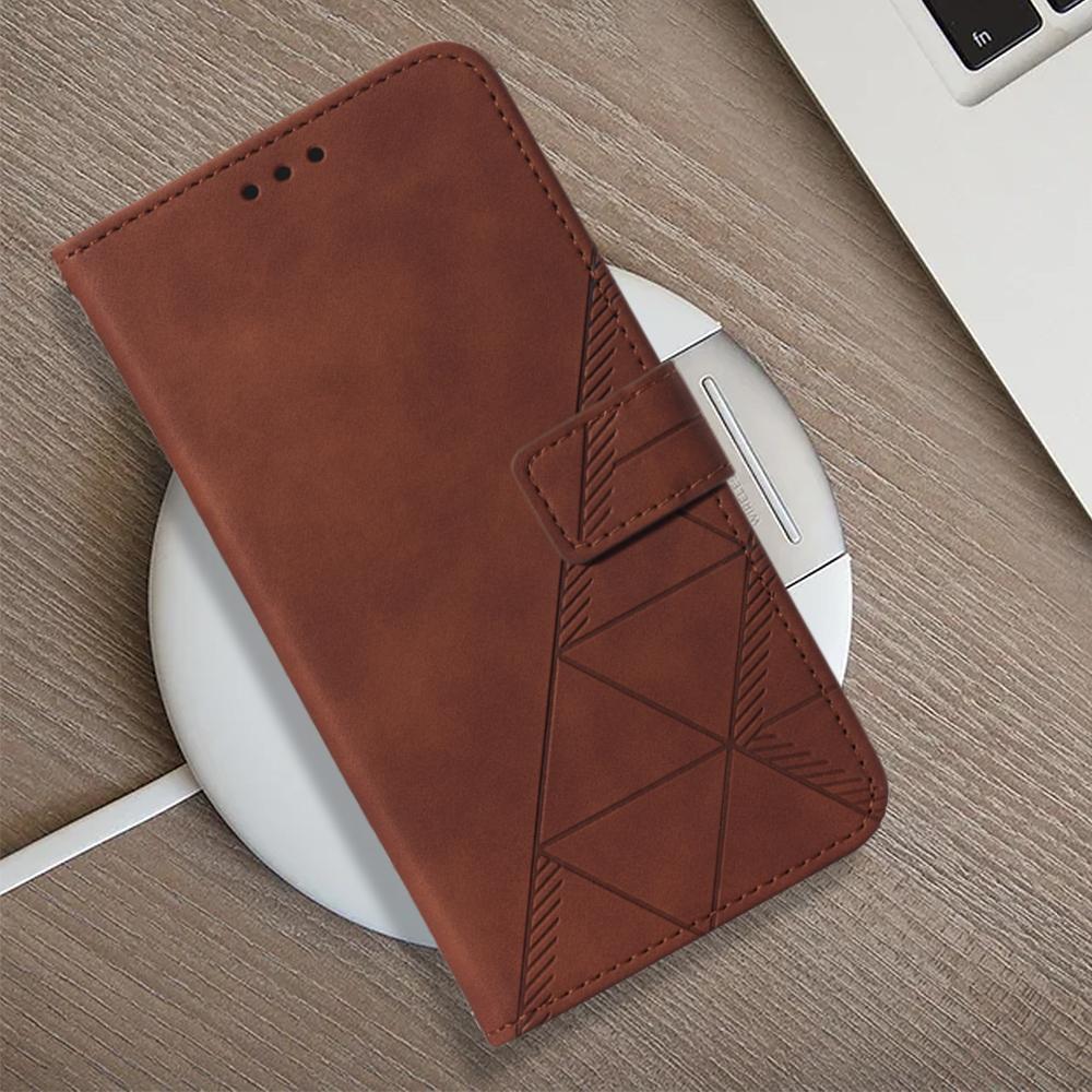 For Motorola Moto E13 4G Leather Case with Shoulder Strap Wallet Stand Phone Cover