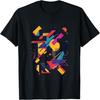 Modern Abstract Geometric Print T-Shirt
