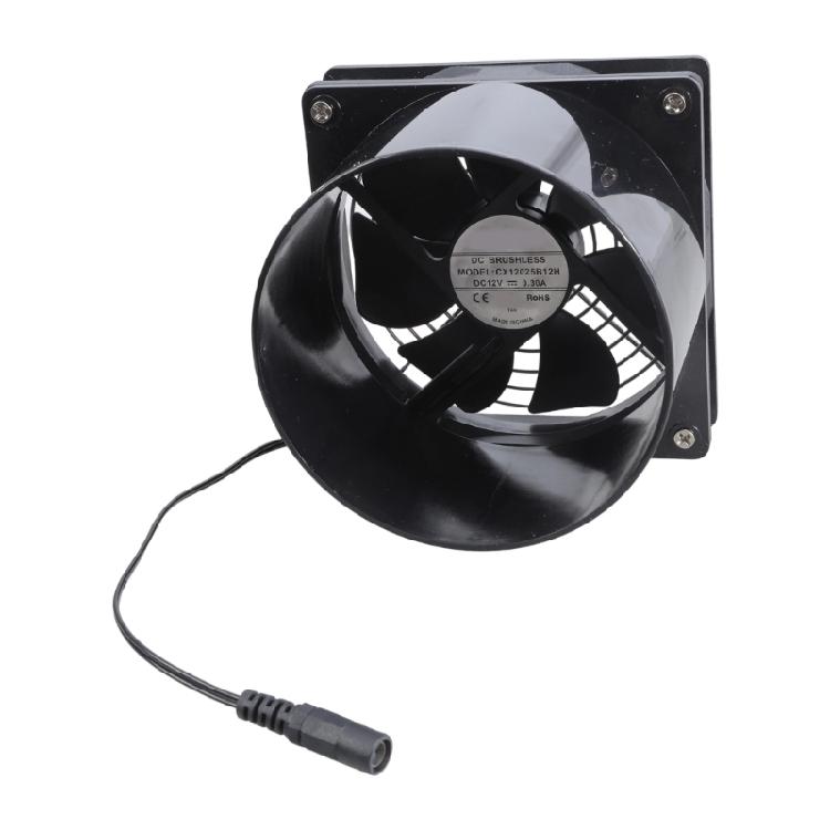 12cm Adjustable Ventilation Fan 3000RPM DC12V with Speed Controller for Enhances Airflows In Kitchens and Workshops