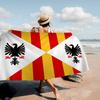 S-Sicilian Flag Fashion Microfiber Blanket Quick Drying Beach Towels Oversized Printing Super Absorbent Pool Towel Blanket
