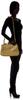 [Peeks Peak] Cowhide Leather Handbag with Mouth Opening, Women's, Olive
