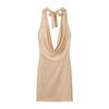 European and American Style, New Women's Clothing, Foreign Style, Classic, Versatile, Fashionable Neck V-neck Dress