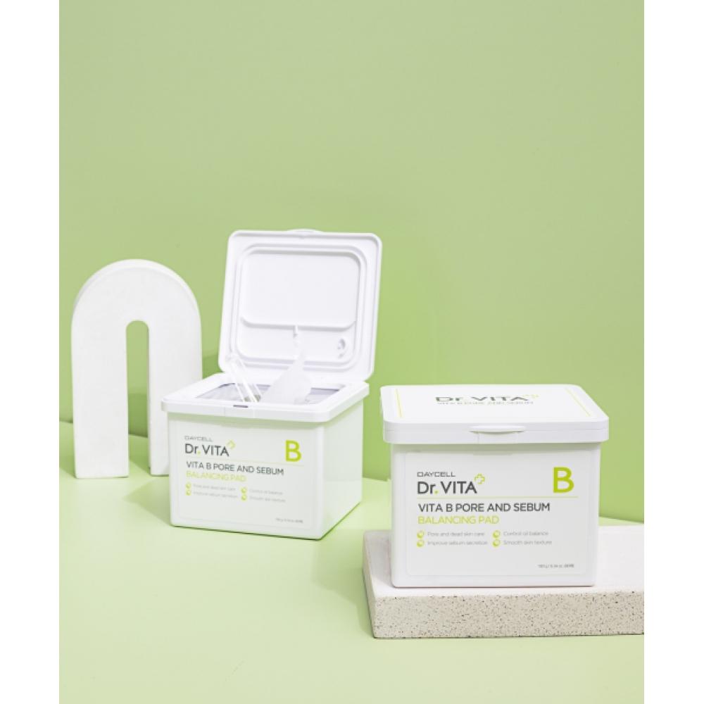 Drvita [3 Trial Samples Free] Vitamin B Pore   seBum Balancing Pore Care Pad 80 Sheets