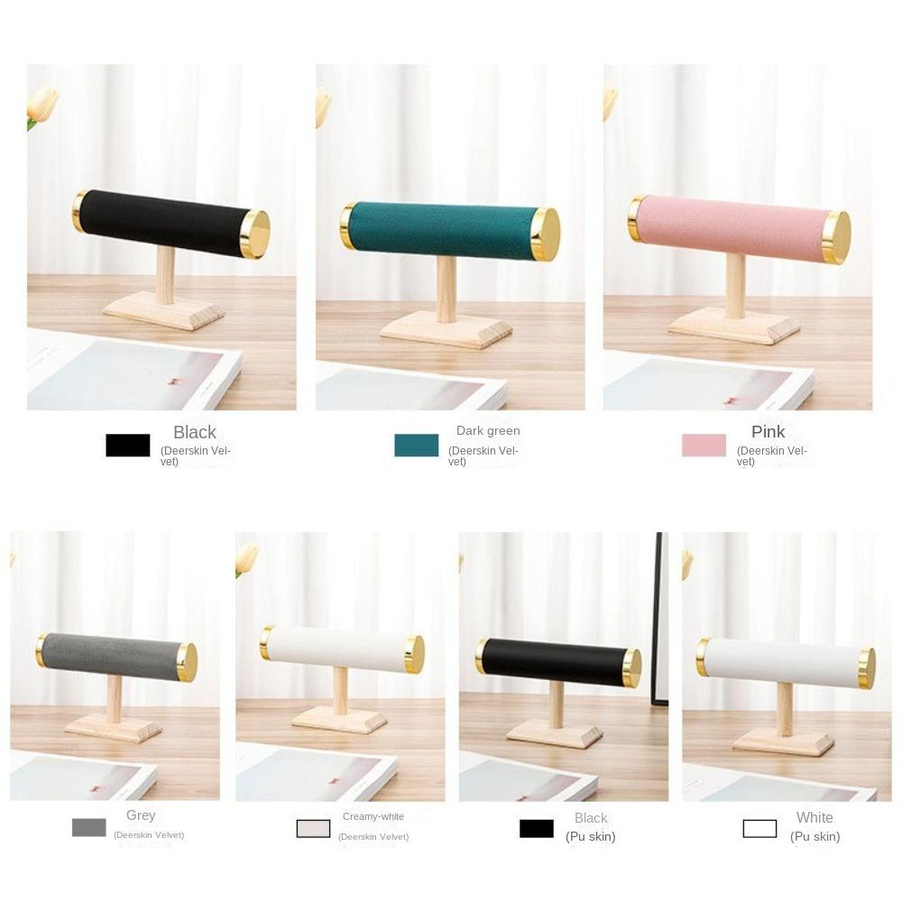 Metal Cover Jewelry Display Rack Solid Wood Watch Holder High Quality Jewelry Organizer
