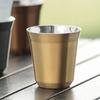 Outdoor Camping Espresso Mug Thickened 304 Stainless Steel Double Wall Coffee Cup Insulation Tea Cup Insulation Coffee Cup
