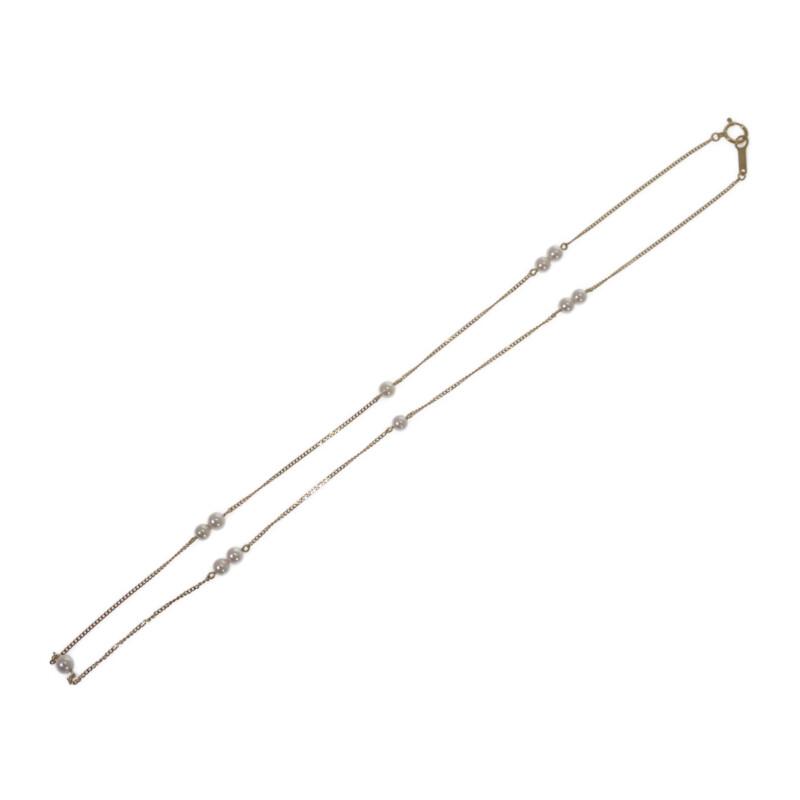 no brand  Necklace Pearl/K18 yellow gold Women