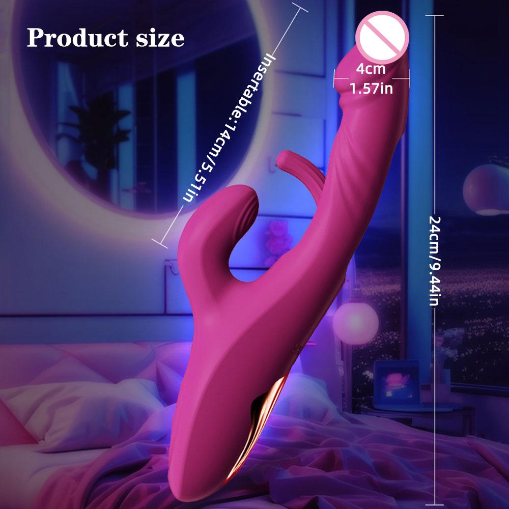 Tapping Flapping Vagina Vibrator for Women Rabbit Vibrator G-Spot Vagina Stimulator Female Masturbator Sex Toy for Women Sexy