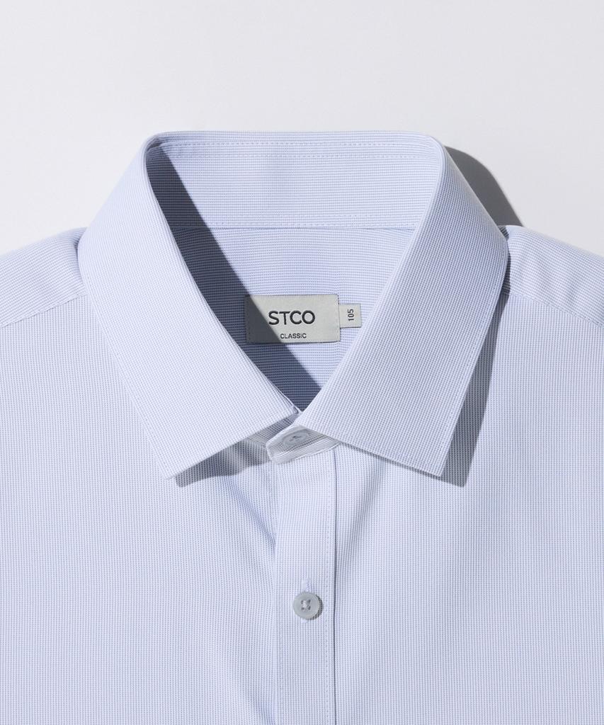 STCO [Bbosong] Coolmax Dobby Shirt Grey (Classic Fit)_Sdsxa53Csg