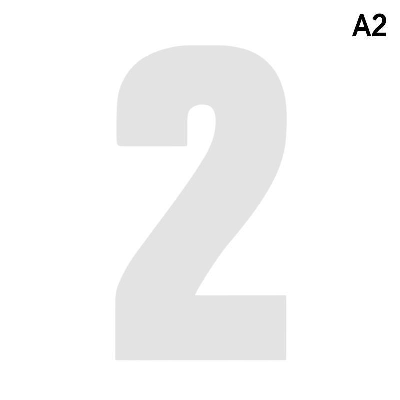 Reflective Trash Can Labels Wheelie Bin Number Sticker Self-Adhesive Weatherproof Outdoor Mailbox House Numbers Decal