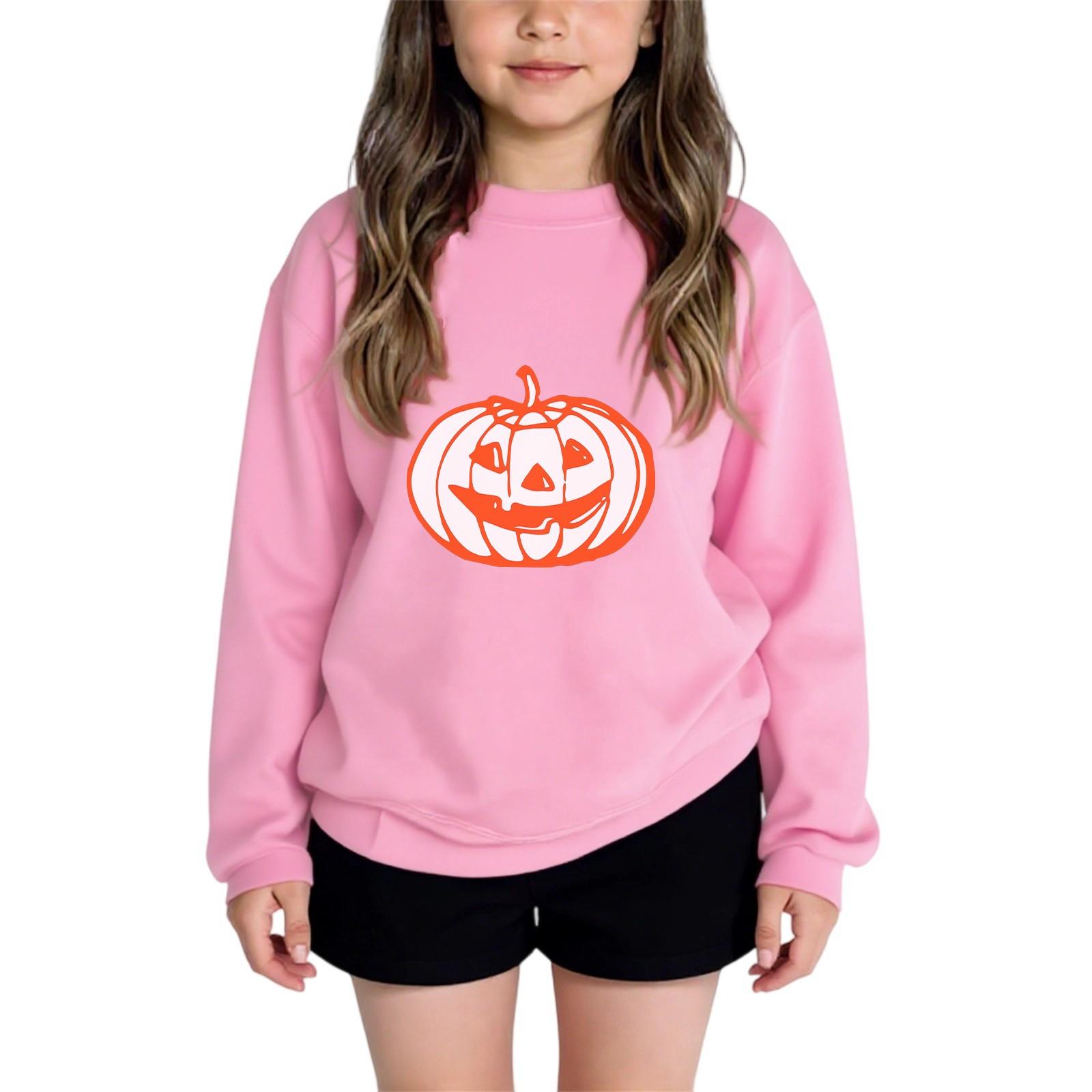 

Детские модные повседневные универсальные повседневные толстовки с круглым вырезом для мальчиков и девочек, повседневные лоскутные топы с длинными рукавами, свитшоты 140 розовый