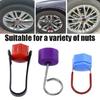 Portable Wheel Lug Bolt Nut Center Cover Cap Extractor Tool Car Repair Gadget 6x