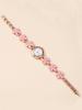 Mori Small Dial Petal Bracelet Watch Korean Version Simple and Compact All Cute Small Fresh Quartz Watch