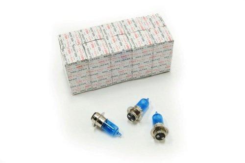 Bike Parts Center Headlight Bulb, 12 V30/30 W, Blue, 10 Piece Set, PH7, Honda Monkey 905541