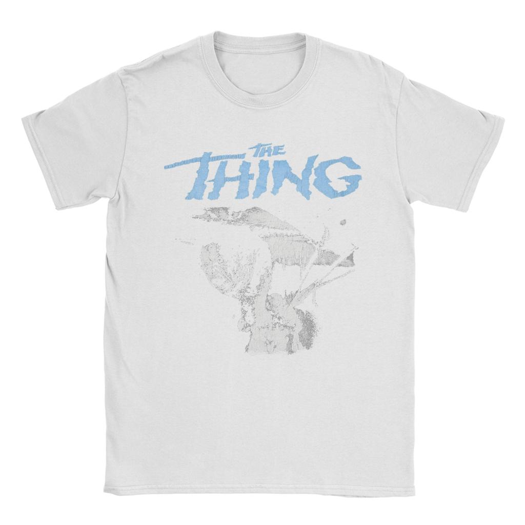 Maglietta Horror The Thing T-Shirt da Spiaggia Cotone per Uomo Maglietta Casual Originale Manica Corta Magliette Estetiche