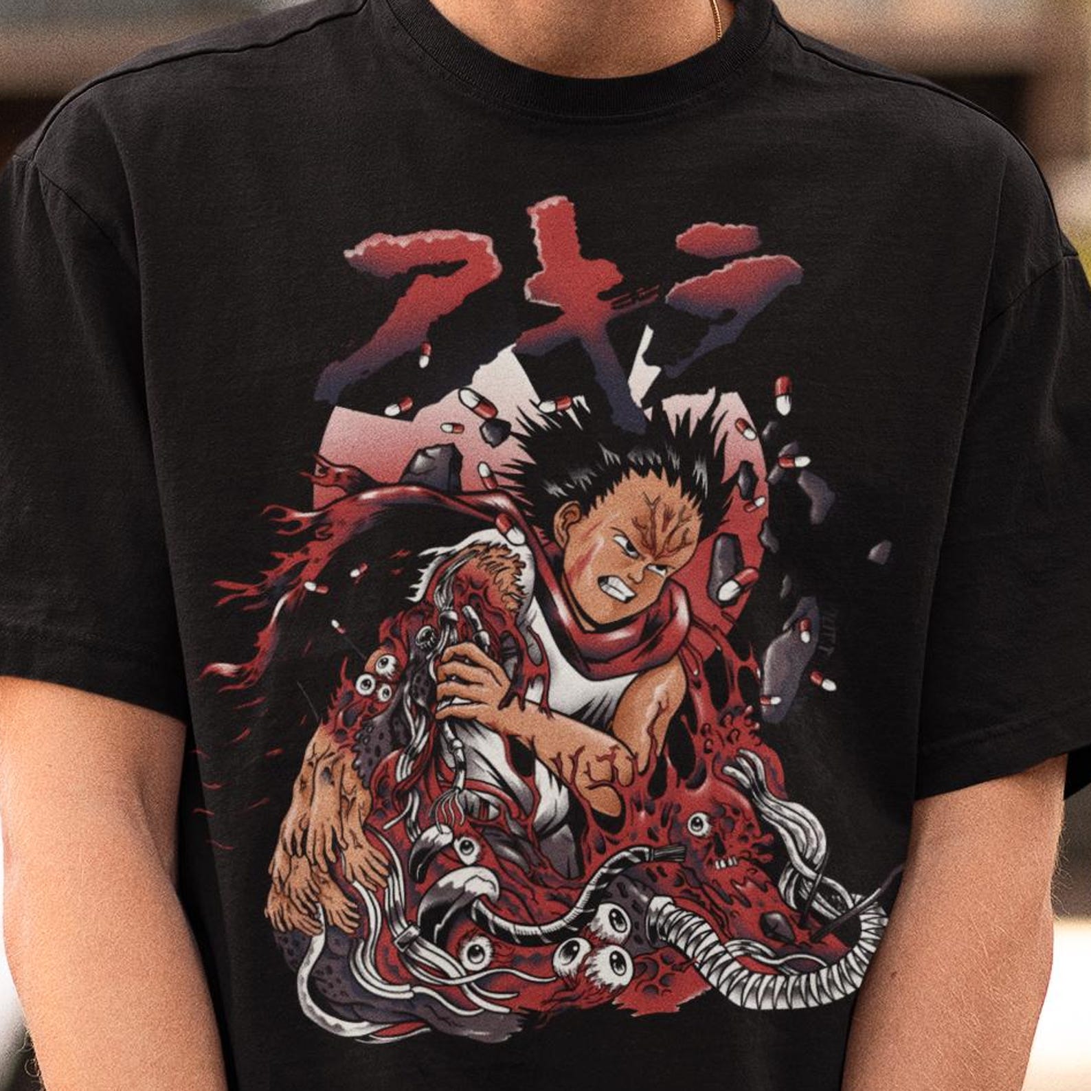 Akira Shirt, Akira Vintage Anime T Shirt, 80s Anime Sweater, Retro Akira Manga Shirt, Japanese Film Lovers, 1988 Akira Movie Unisex Tshirt S