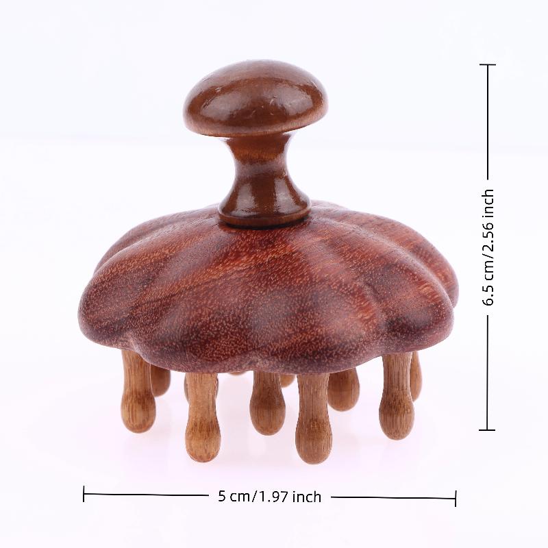 

Гребінець з сандалового дерева з широкими зубцями, дерев яний масажер для шкіри голови, розслаблюючий масаж голови, гребінець для розплутування, масажні гребінці для шкіри голови для жінок