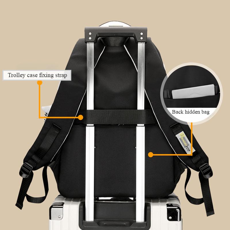 2025 New High School Student Nylon Waterproof School Bags Widen Shoulder Strap Large Capacity Backpacks Lightweight Durable Outdoor Travel Rucksacks