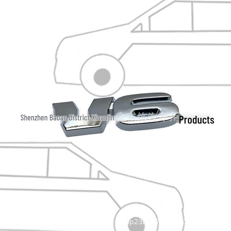 V6 Car Logo Sticker for Toyota Tundra TRD PRD SR5 Modified Rear Tail and Body