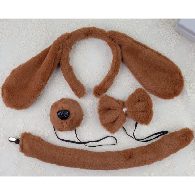Role Play Dalmatians Costume Ear Headband/Tail Theme Party Stage Dress Up