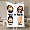 8 Size Heavy-Metal-Band Flannel Blanket Throw Blanket Tourist Blanket Fashion Sofa Blankets Nap blankets for beds Kid Adult Gift