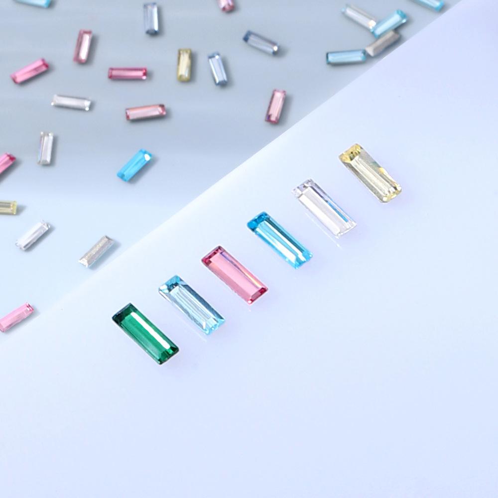 K9 Nail Art Flat Bottom Drill Chamfered Small Long Nail Drill Zircon Nail Art Drill Explosive Flash French Mini Drill