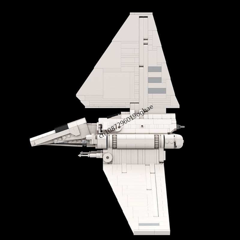 NEW 1213PCS star battle Movie MOC Impering Lambda-Class Shuttle model DIY creative ideas Child Toy Assembly Puzzle birthday Gift