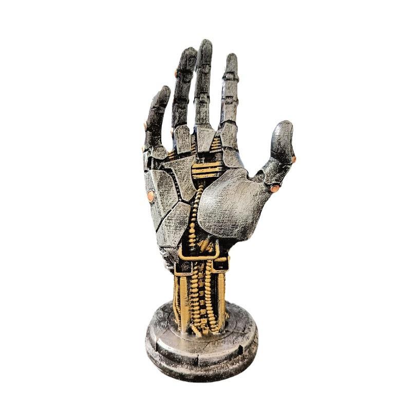 Cyberpunk Mechanical Hand Resin Game Controller Stand for XBOX & Switch.
