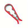 4-in-1 Multifunctional Jar & Bottle Opener Ergonomic Easy-Grip Kitchen Tool Non-Slip Plastic Can Opener for Cans and Bottles