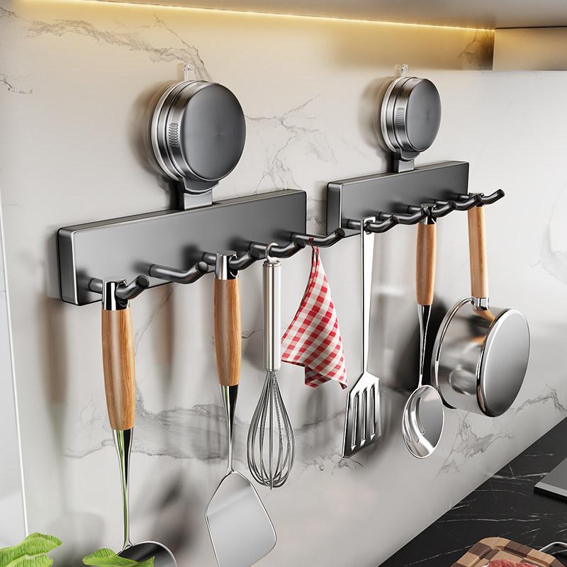 Suction Cup Hooks No Drill Bathroom Kitchen Wall Mount Hanger for Towels Coats Utensils Reusable Strong Grip On Tile Glass