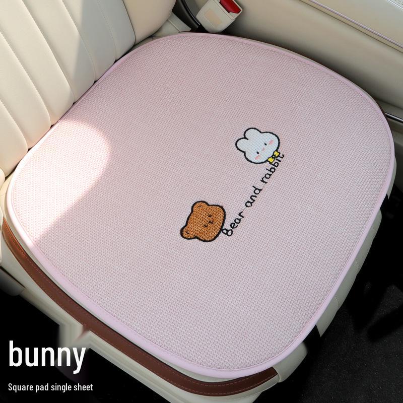 Pernă Scaun Auto Desen Animat - Universală, Bumbac-In Respirabil, Husă Scaun Spate pentru Patru Sezoane