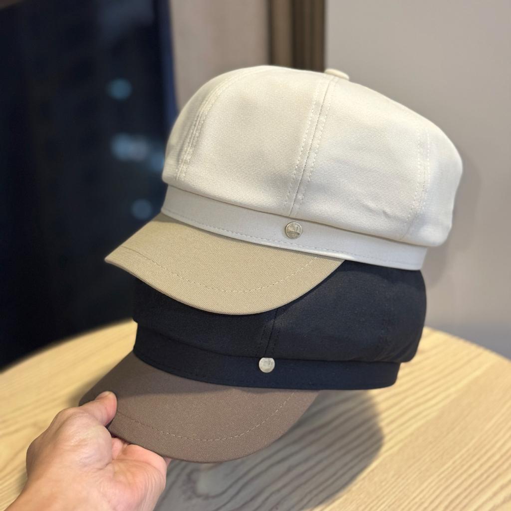 New Street Art Octagonal Hat Retro Versatile Newsboy Hat Three-dimensional Full Face Little Painter Hat