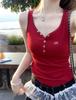 #Sling vest sexy pure desire female design sense slim and thin collar Han Fan sleeveless short top summer