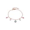 Bracelet - LUXENTER - Cainhtsi - White Pearl - 18-carat Rose Gold Finish - Metal Alloy