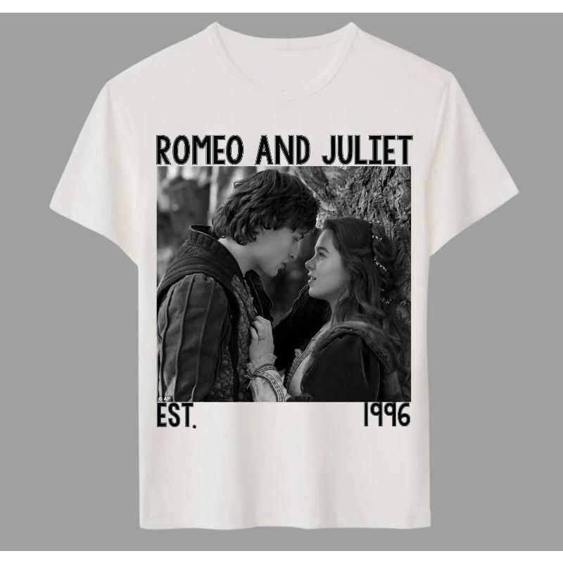 Romeo And Juliet Tv Movie American Movie Tshirt Summer Unisex Loose And Breathable Cotton Tshirt Top